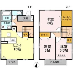 アルファインⅢの物件間取画像